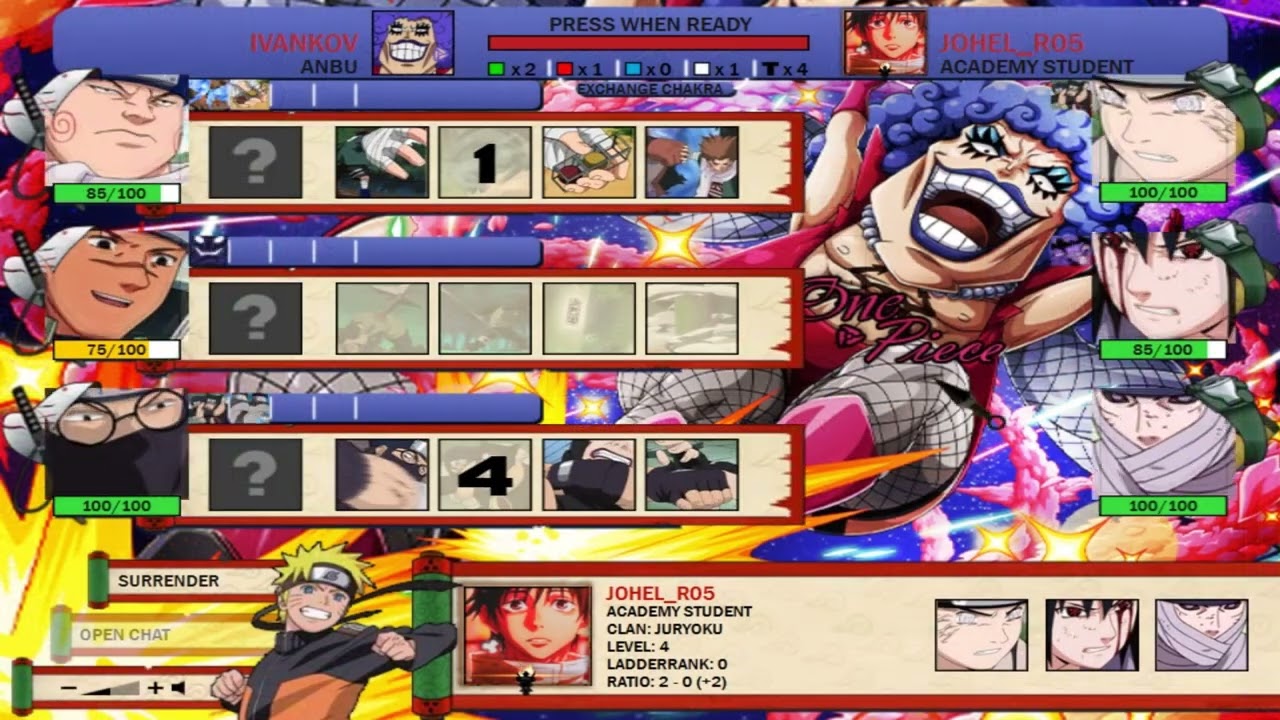 Naruto Arena Classic - Ladder Game April 2025 +25 Streak
