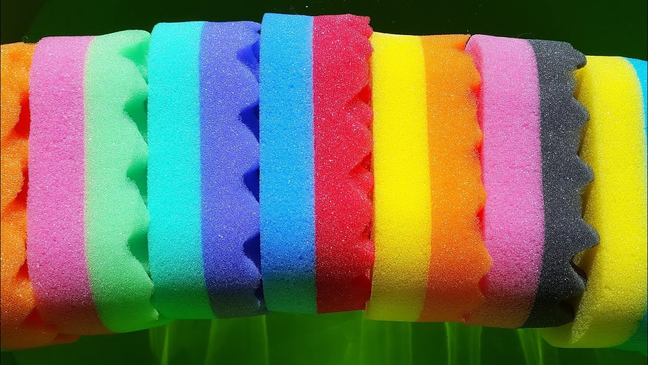 Water sounds, soapy rubbing & squeezing SPONGE ASMR WATCH IN HD YouTube