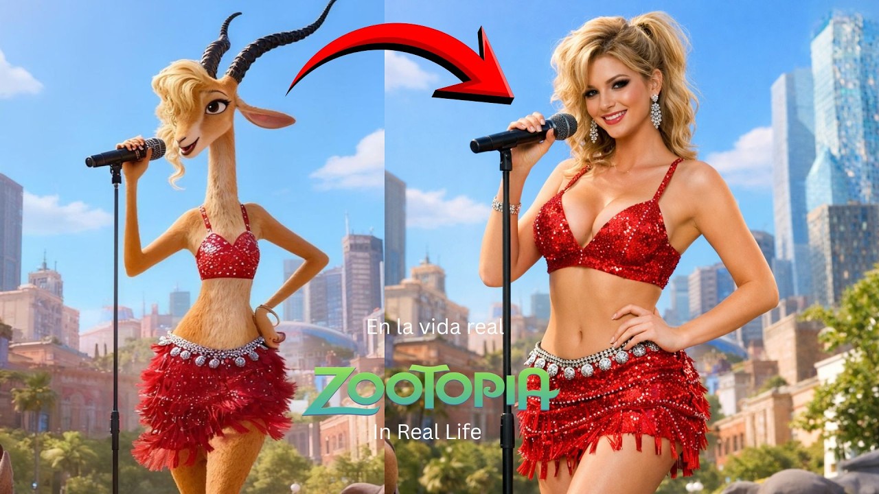 What If Zootopia Was Real? Cartoon Characters as Humans