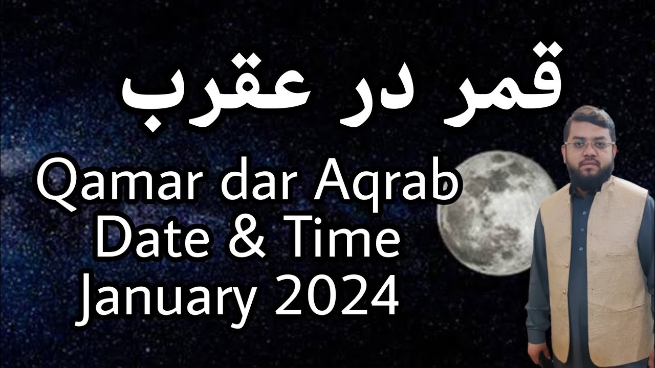 Qamar dar Aqrab | date & Time January 2024 | BY Naeem ur Rehman ...