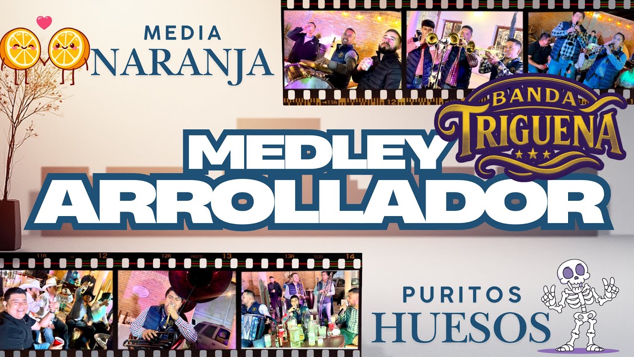 MEDLEY ARROLLADOR(Media Naranja, Los Puritos huesos)- BANDA TRIGUEÑA De Ags EN VIVO Desde el ensayo.