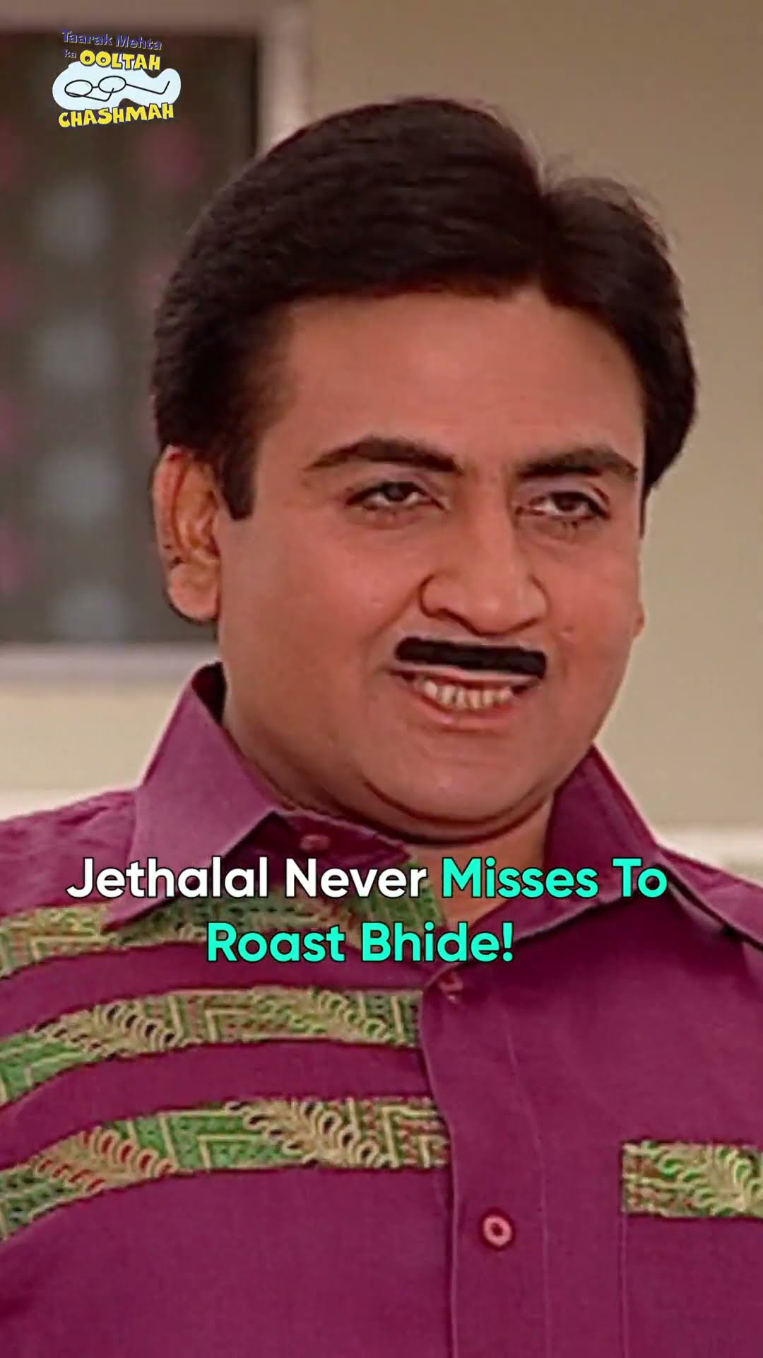 Jethalal never misses to roast bhide!#tmkoc #relatable #comedy  #funny #shorts #reels #funnyvideo