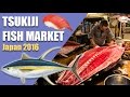 Tsukiji fish market: Let's eat!😍🤗🍣🍣