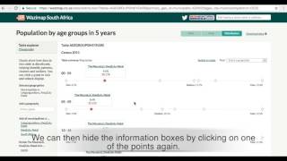 Wazimap: using the distribution view