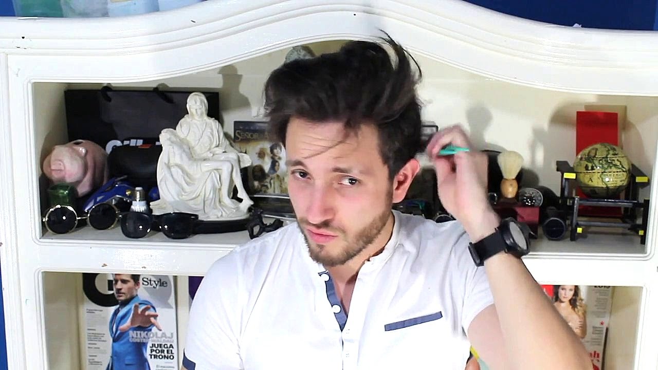 Peinado sin secadora de cabello | JR Style For Men - YouTube