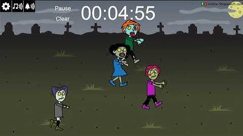 10 Minute Zombie Race timer