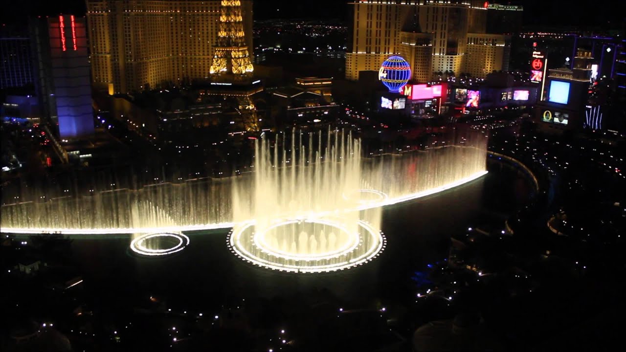 Bellagio Fountain Show Turn Down For What YouTube