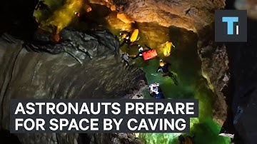 Astronauts are spending weeks in caves to prepare for space