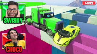 EXPOSING @ChocoWizard By Telling His Secret Story In This GTA 5 Race!!