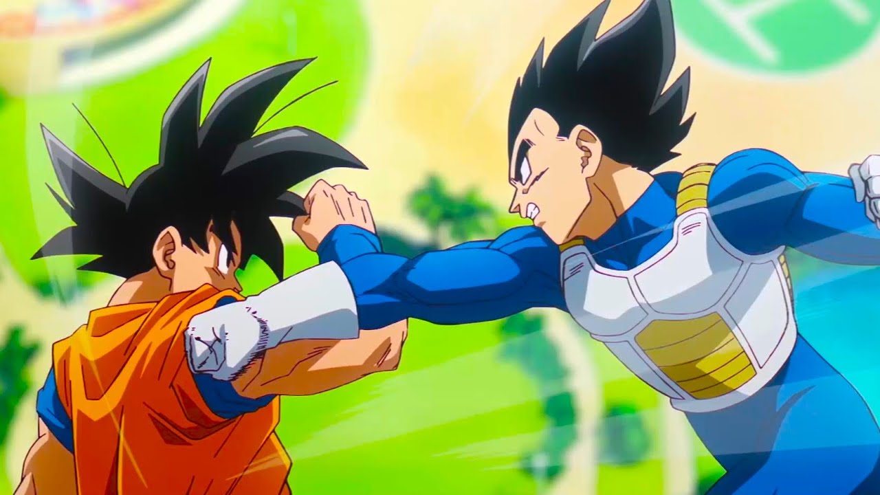 Goku And Vegeta Sparring English Dub - Dragon Ball Daima Episode 1