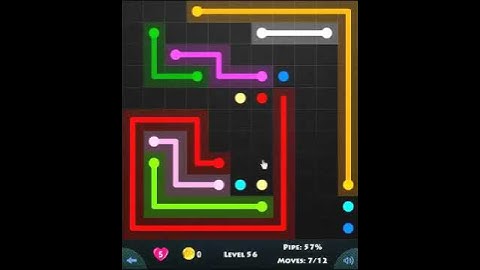 flow game facebook - jumbo pack level 56 Connect the dots