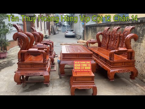 Video Bàn Ghế Tần Thuỷ Hoàng gỗ Hương đá Hàng Dày Dặn Khuôn... - youtube