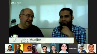 English Google Webmaster Central office-hours hangout