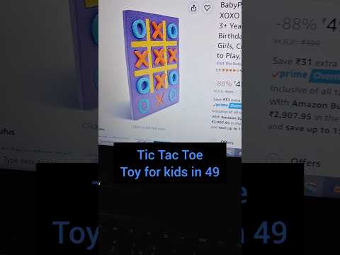 Loot Offers Today in just 49 Rs, Tic Tac Toe Toy for kids on Amazon.
