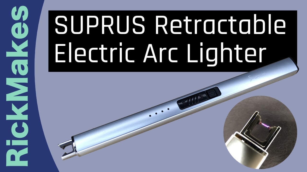 SUPRUS Retractable Electric Arc Lighter