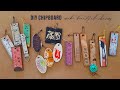 make junk journal charms 6 ways (no jewelery tools needed)