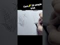 Corn🌽 3D simple trick, step by step #drawing #art #painting #3dprinting