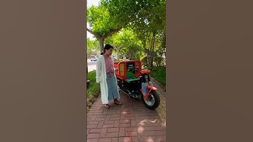 Electric tricycle! Self unloading trucks! agrectual tools! #Save ⏰ labor & high efficiency #electri🚲