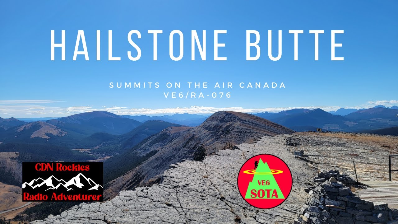 Hailstone Butte, Canadian Summits On The Air. YouTube