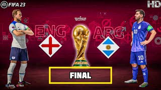 FIFA 23 - England vs Argentina - World Cup (FINAL) Match | Messi vs Kane