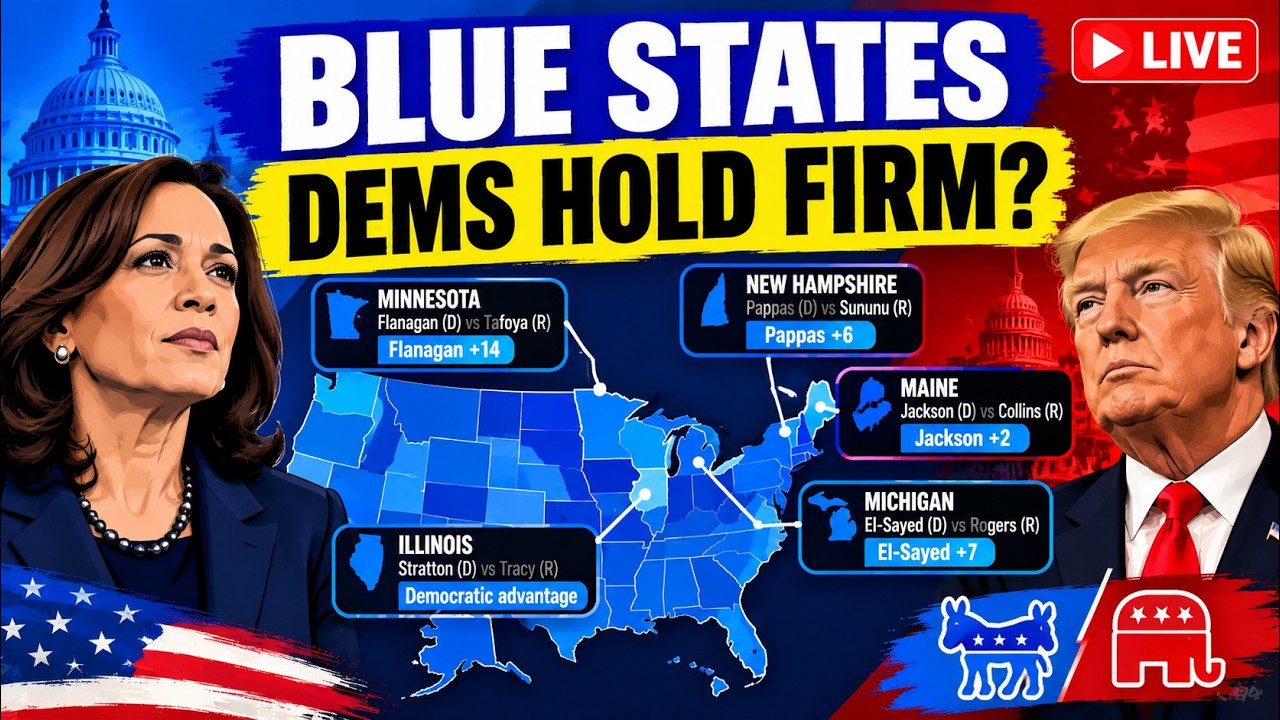 US Midterm 2026 LIVE: Democrats’ Blue Wall Faces a Test | Maine, Michigan in Focus | N18G