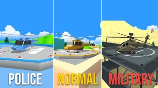 Dude Theft Wars All The Helicopters in This Game !!! 🚁🚁🚁