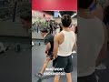 Gym fight guy swing  miss never turn your back on opponent