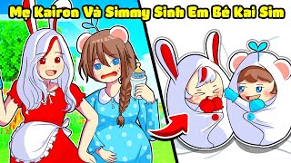 Chuyện Gì Xảy Ra Nếu Mẹ Kairon Và Mèo Simmy Sinh Em Bé KAI SIM Trong Minecraft 😱