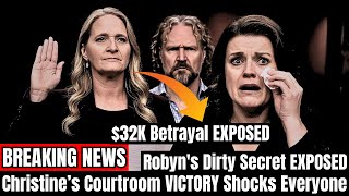 CHRISTINE DESTROYS  ROBYN  IN COURTROOM SHOWDOWN — $32,000 Grocery Betrayal REVEALED!