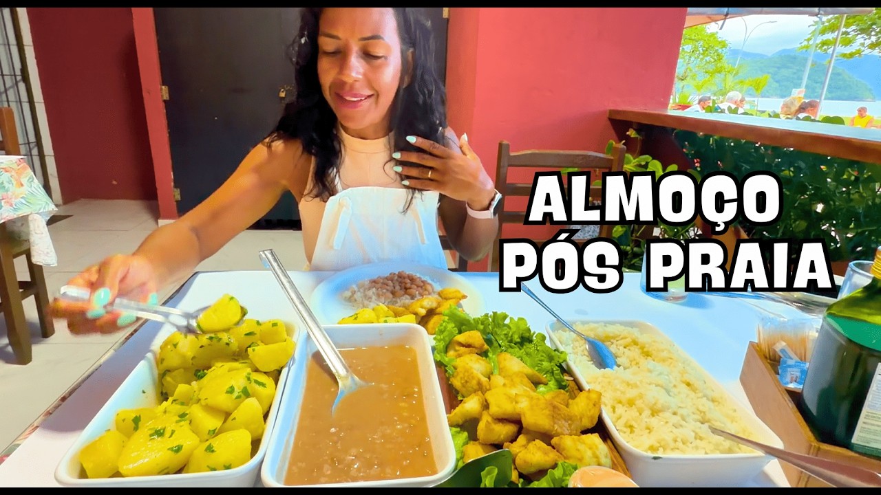 CENTRO de UBATUBA Dica de RESTAURANTE de Frente para o Mar