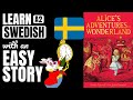 Alice's Adventures in Wonderland simplified A2 Swedish story