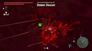 Zelda TOTK : Arrowing the final blow to Demon dragon ganon