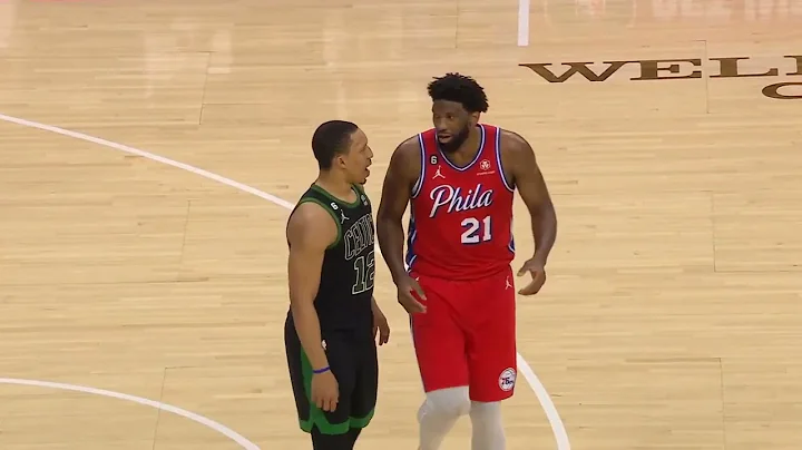 Hearty moment between Grant Williams and Joel Embiid "no hard feelings" after the curb stomp