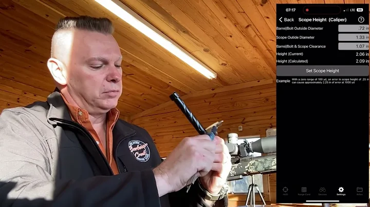 James goes over measuring scope height