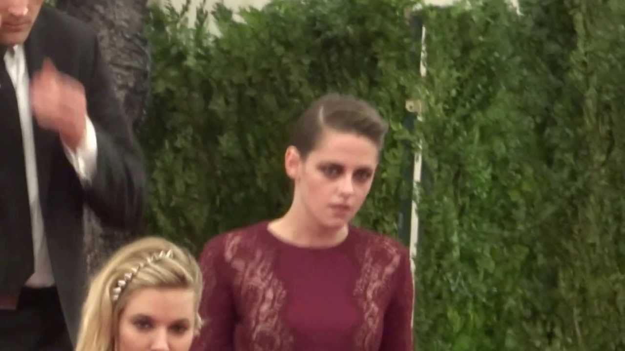 Kristen Stewart leaving Met Gala 2013