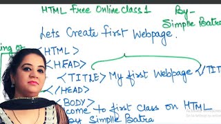 How to Create the First HTML Webpage using Notepad | Create a Simple HTML Webpage | HTML Structure