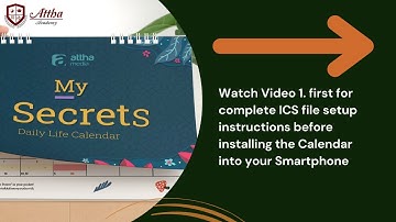 1. How to Setup MySECRETS Calendar ICS file into Google Calendar in your Android Phone