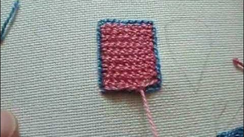 Buttonhole Filling (Detached) Embroidery Stitch