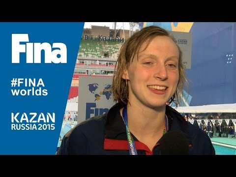 Katie Ledecky: winner of Women's 400m Freestyle (CR) in Kazan (RUS)