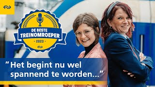 Is Manon haar zenuwen de baas? | De Beste Treinomroeper van 2023 #1