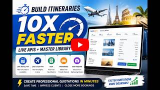 The Fastest Way to Build Travel Itineraries with Live Hotel &amp; Flight rates and more...