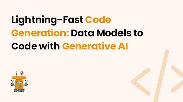 Lightning-Fast Code Generation Data Models to Code with Generative AI #ai #codegeneration #genai