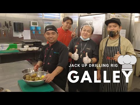 Galley on board Offshore Drilling Rig