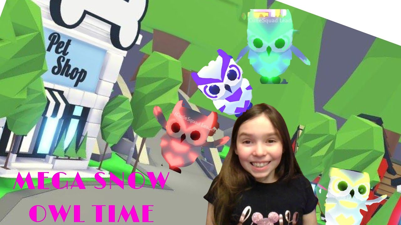 Adopt Me / MEGA NEON SNOW OWL (Roblox) - YouTube
