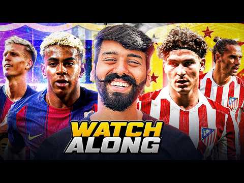 Barcelona Vs Atletico Madrid Laliga Live Reaction | Hate-love Watchalong | Divyansh