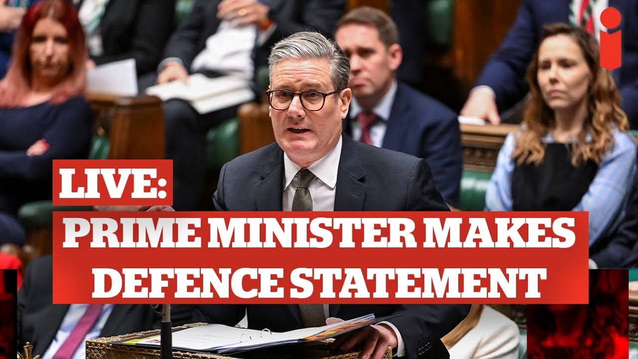 In full: Keir Starmer Hikes Defence Spending To 2.5% - YouTube
