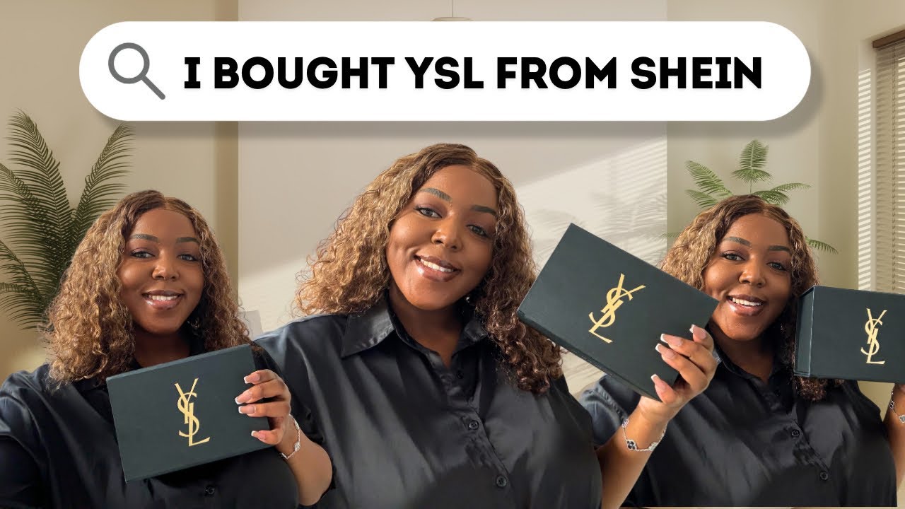 SHEIN ПРОДАЁТ YSL? ДАВАЙТЕ РАСПАКОВЫВАТЬ И СРАВНИВАТЬ! ПОДЛИННОСТЬ?