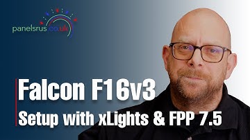 Setting up a Falcon F16 Controller with xLights and FPP 7.5..