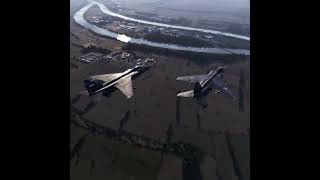 The SEPECAT Jaguar, Anglo-French jet attack aircraft...