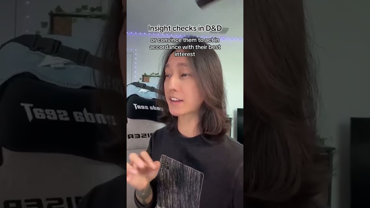 How To Do INSIGHT CHECKS In D&D! 